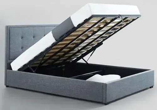 A Bed with The Bed Frame Open and A Mattress — Bryants Beds and Mattresses In Lismore, NSW