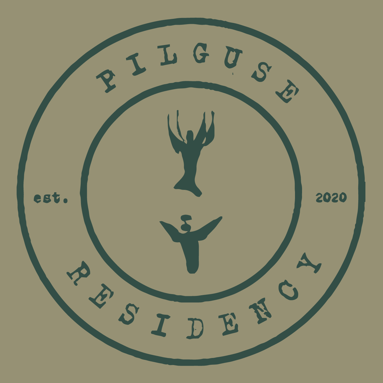 Green circular logo: