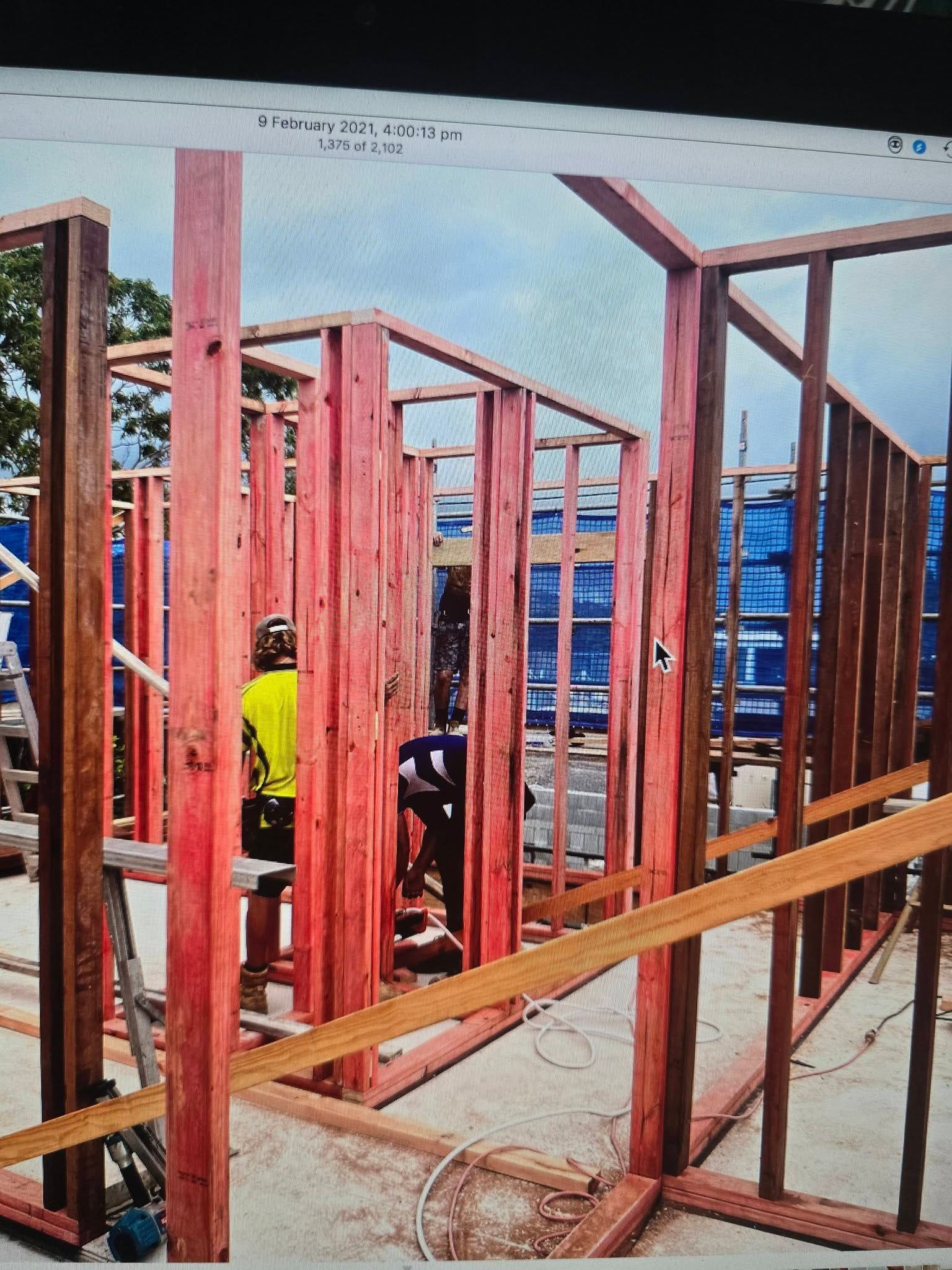 Wooden Framework of a Building Under Construction — Sun Co Concrete And Construction in Dimbulah, QLD