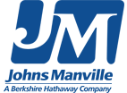 Le logo de Johns Manville est une société de Berkshire Hathaway.