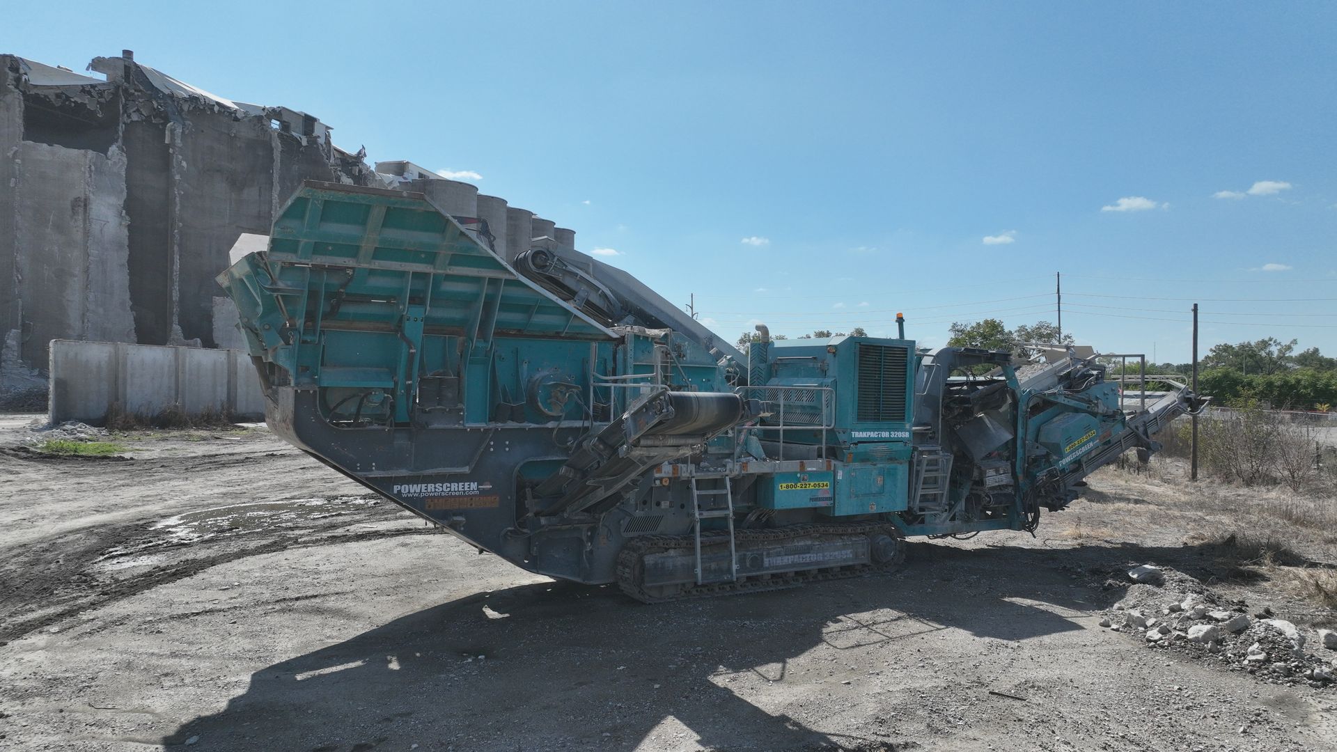 2017 Powerscreen Trakpactor 320SR For Sale Lincoln Nebraska