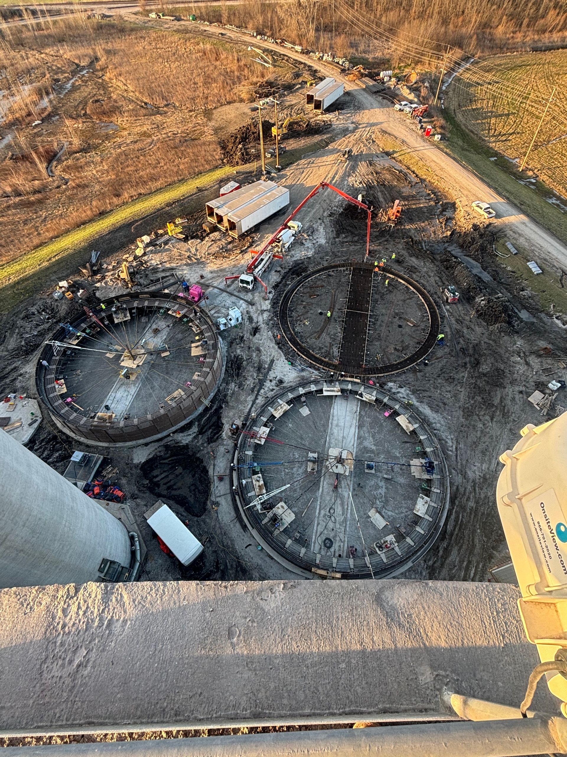 Brunswick Missouri Bin Foundation Concrete CL Construction Ray-Carroll