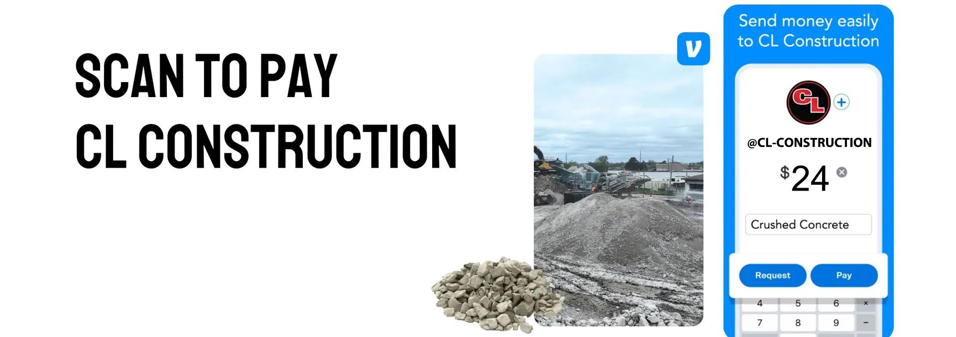 Pay CL Construction on Venmo
