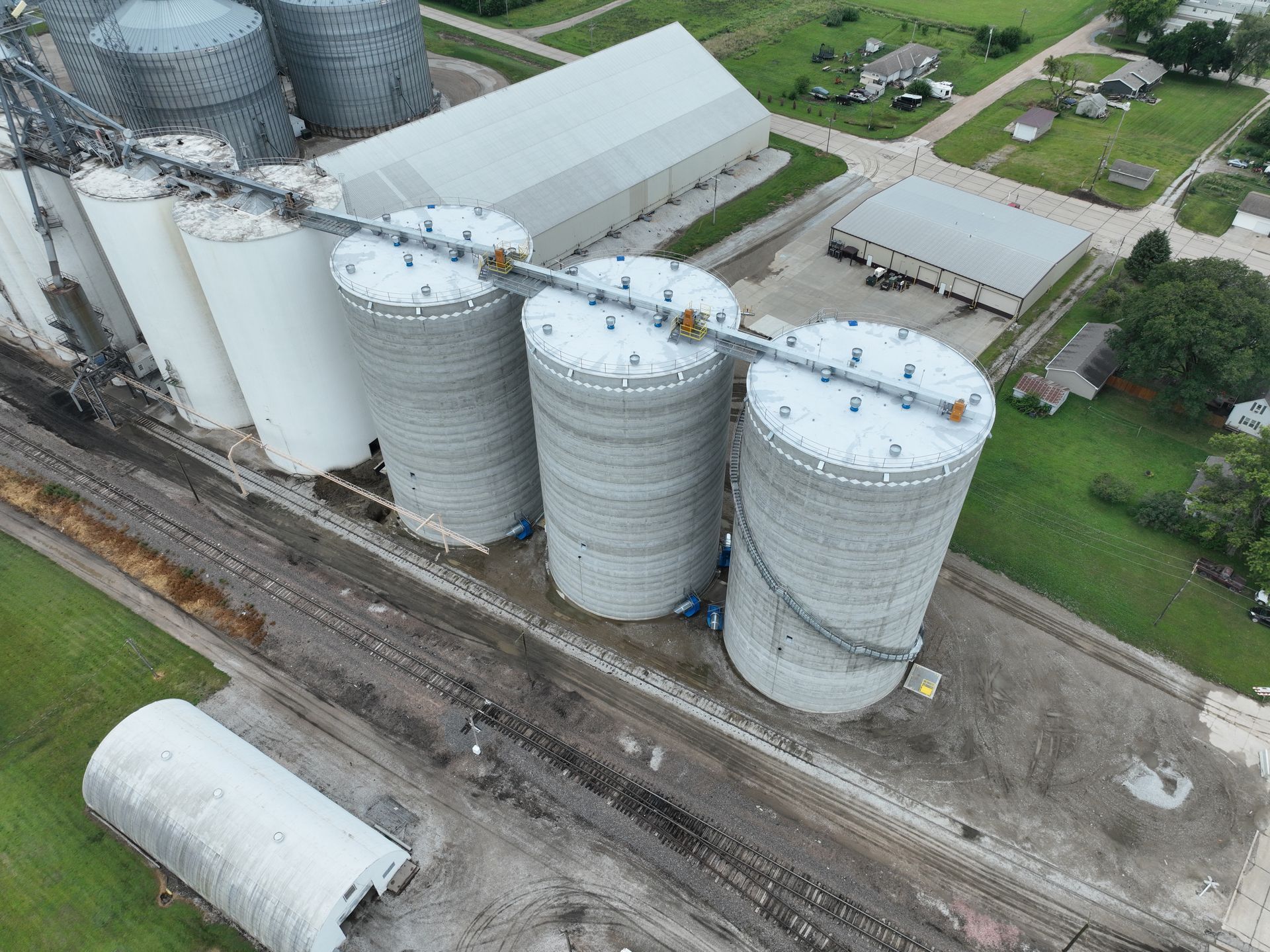 Mead Frontier Bin Foundation McPherson Concrete Storage System CL Construction Nebraska