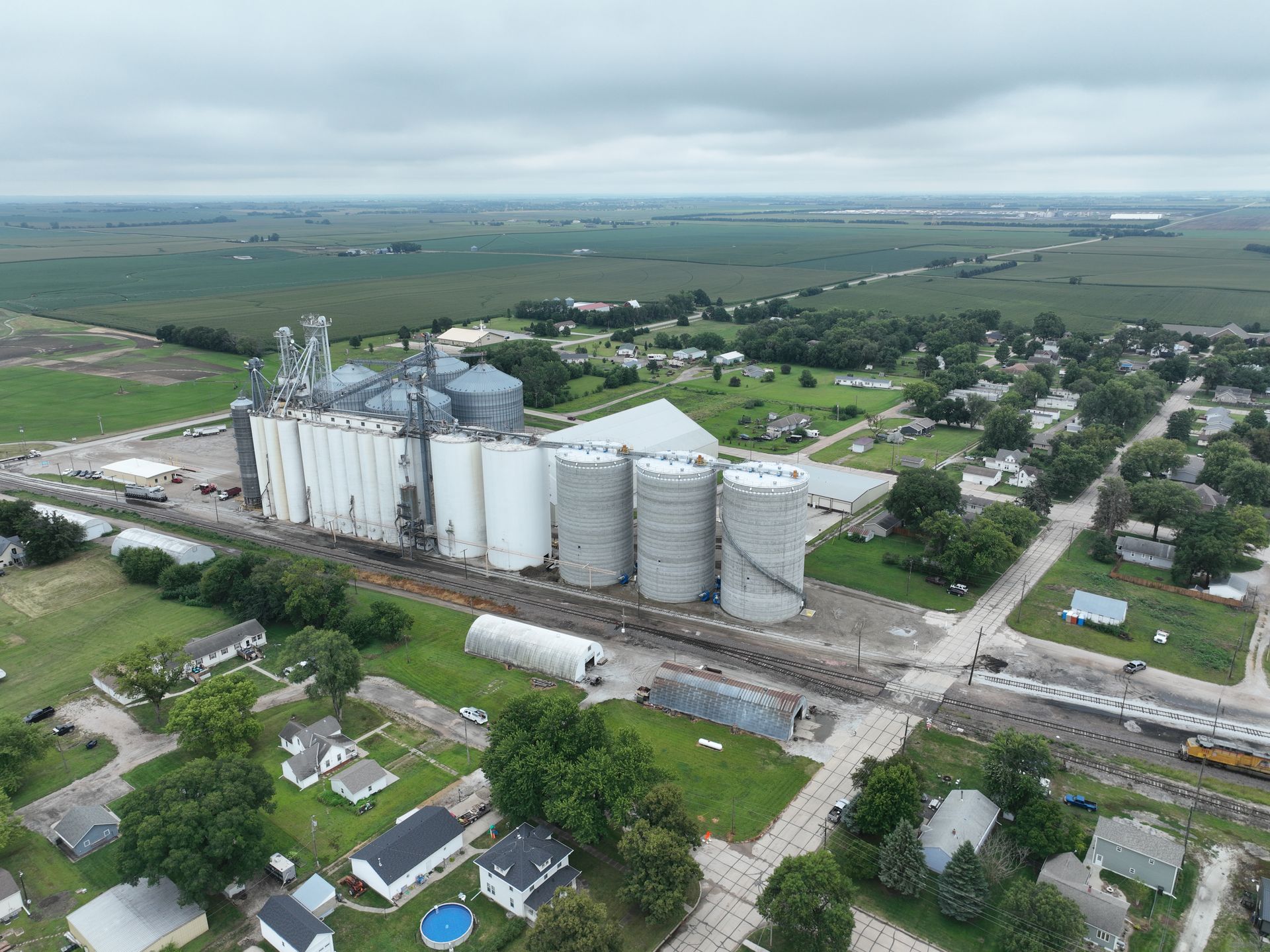 Mead Frontier Bin Foundation McPherson Concrete Storage System CL Construction Nebraska