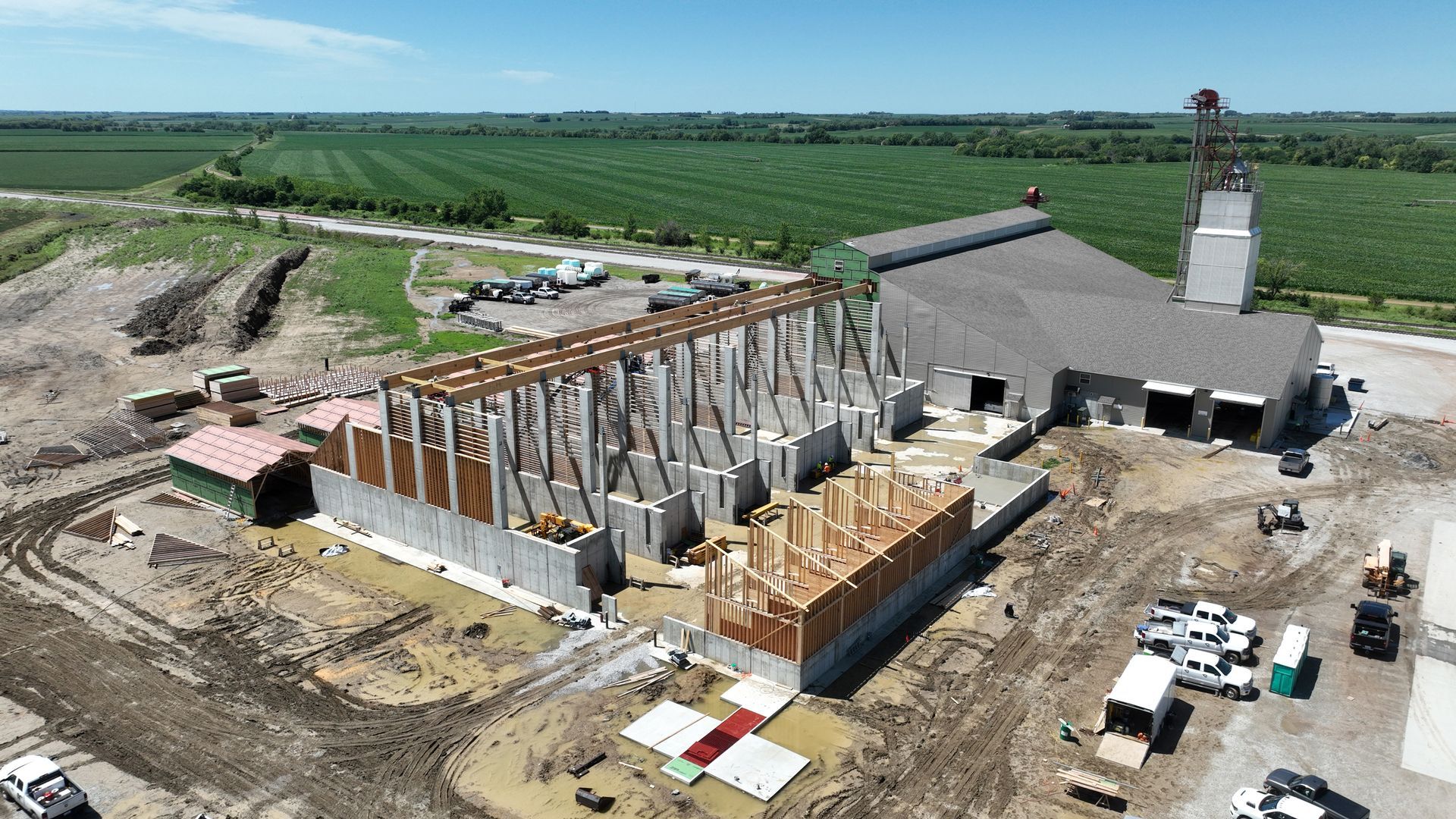 Syracuse Frontier Cooperative Dry Fertilizer Stueve Construction CL Construction Concrete