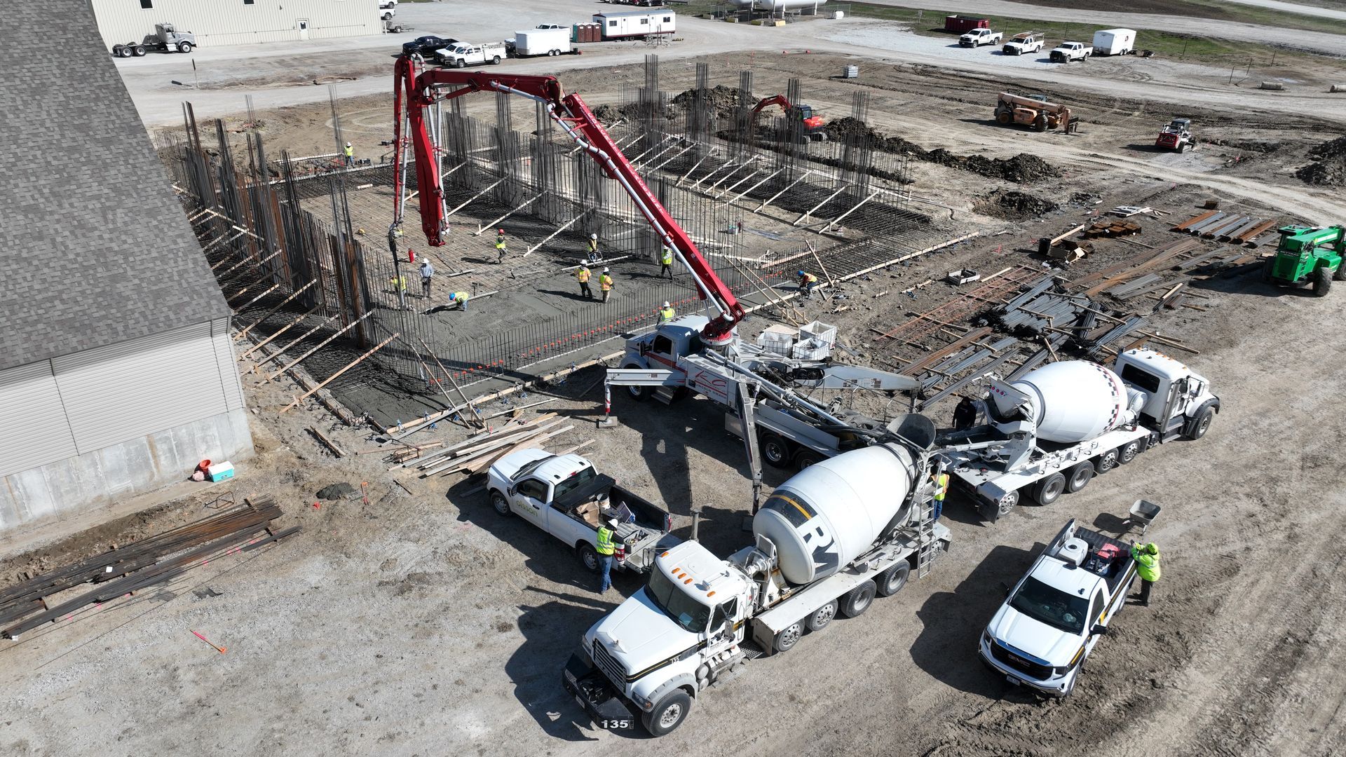 Syracuse Frontier Cooperative Dry Fertilizer Stueve Construction CL Construction Concrete