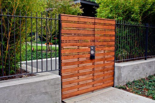 Wooden gate - Wooden gate in Ventura, CA