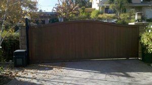 Wooden security gate - Security gates in Ventura, CA