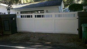 White gate - Gate installation in Ventura, CA