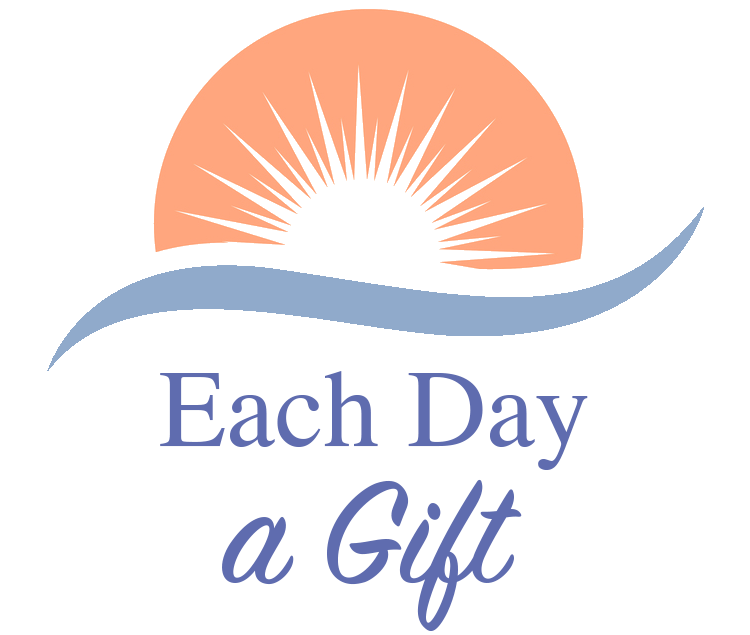 Each Day a Gift logo with sunrise icon