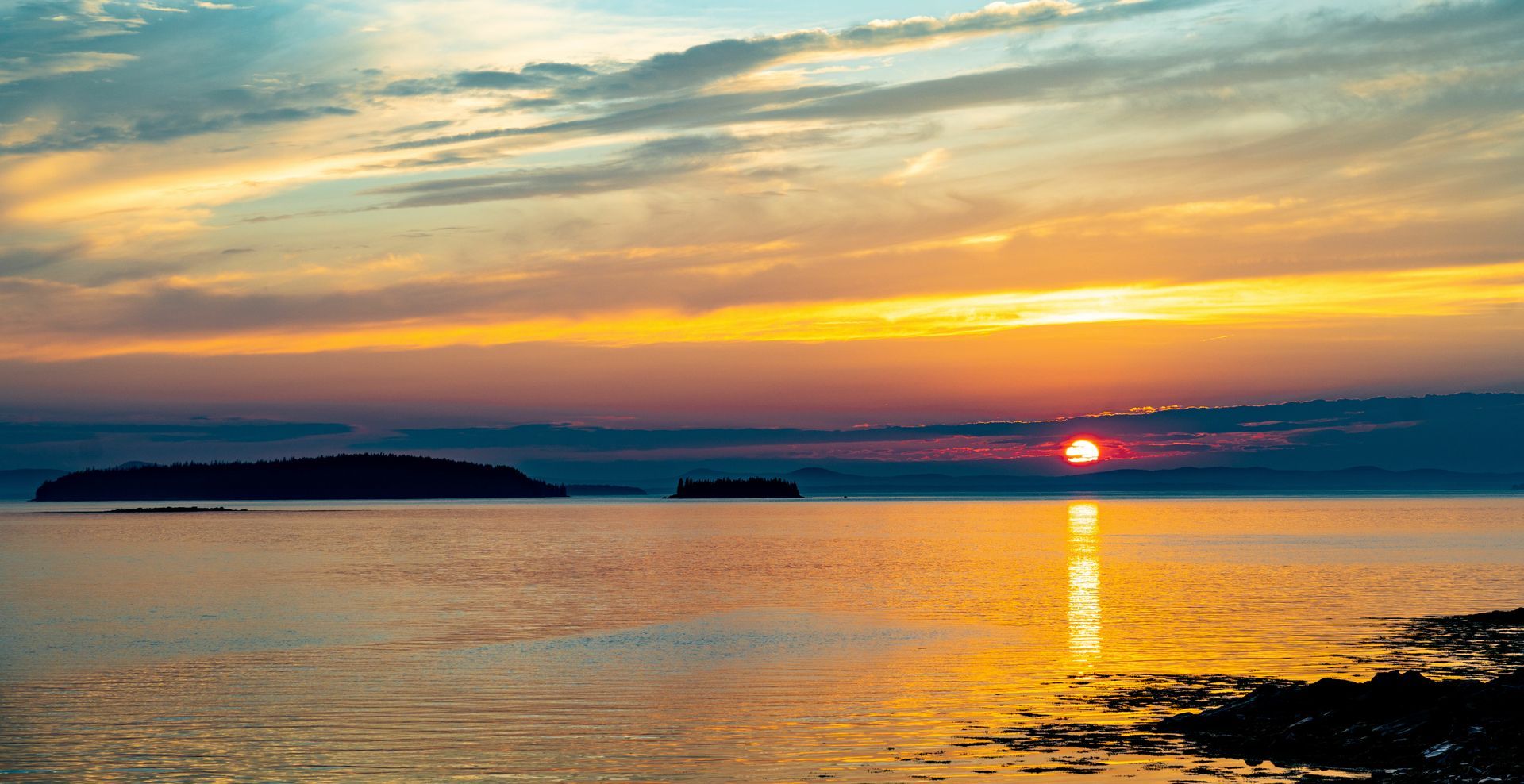 sunset on beach