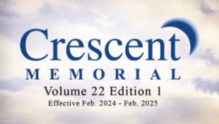 The logo for crescent memorial volume 22 edition 1