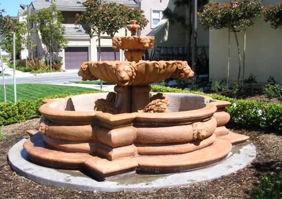 Laurel Terrace Fountain After Restoration