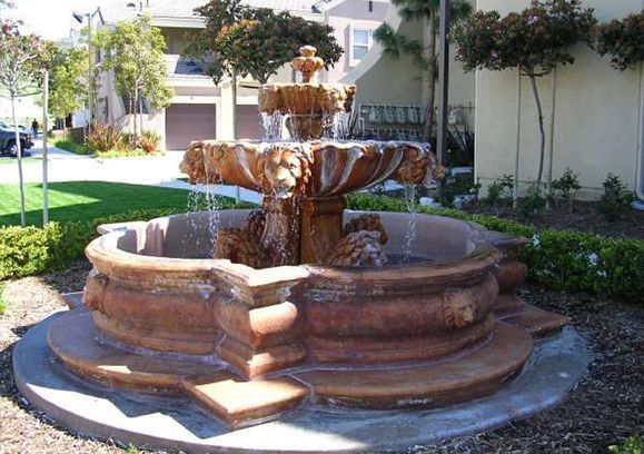 Laurel Terrace Fountain Before Restoration