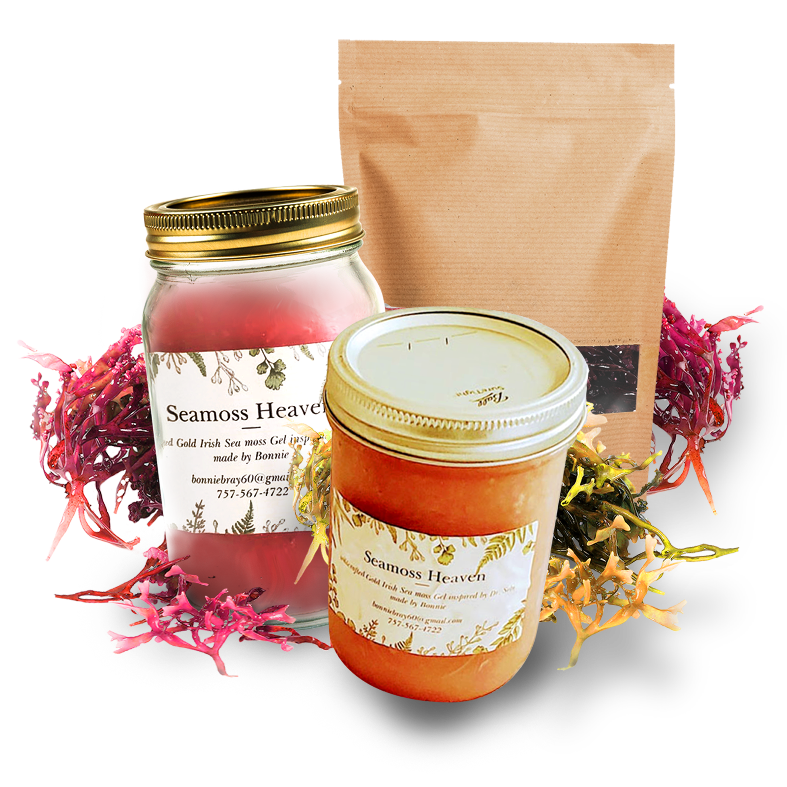 sea moss natural products variety