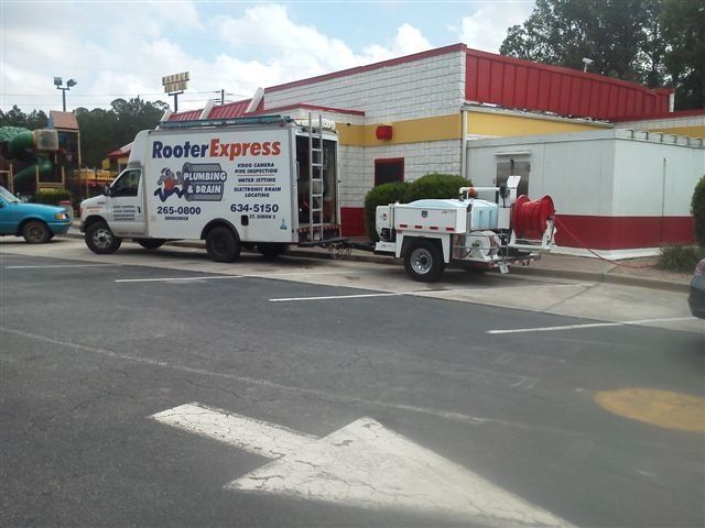 Commercial Plumbing Cleaning — Brunswick, GA — Rooter Express Plumbing & Drain
