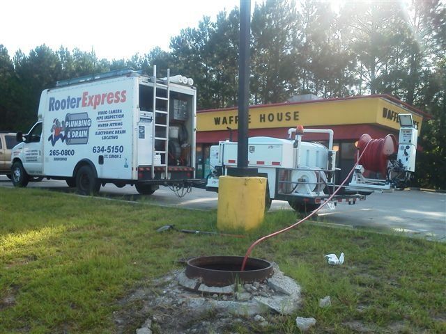 Commercial Drain Cleaning — Brunswick, GA — Rooter Express Plumbing & Drain