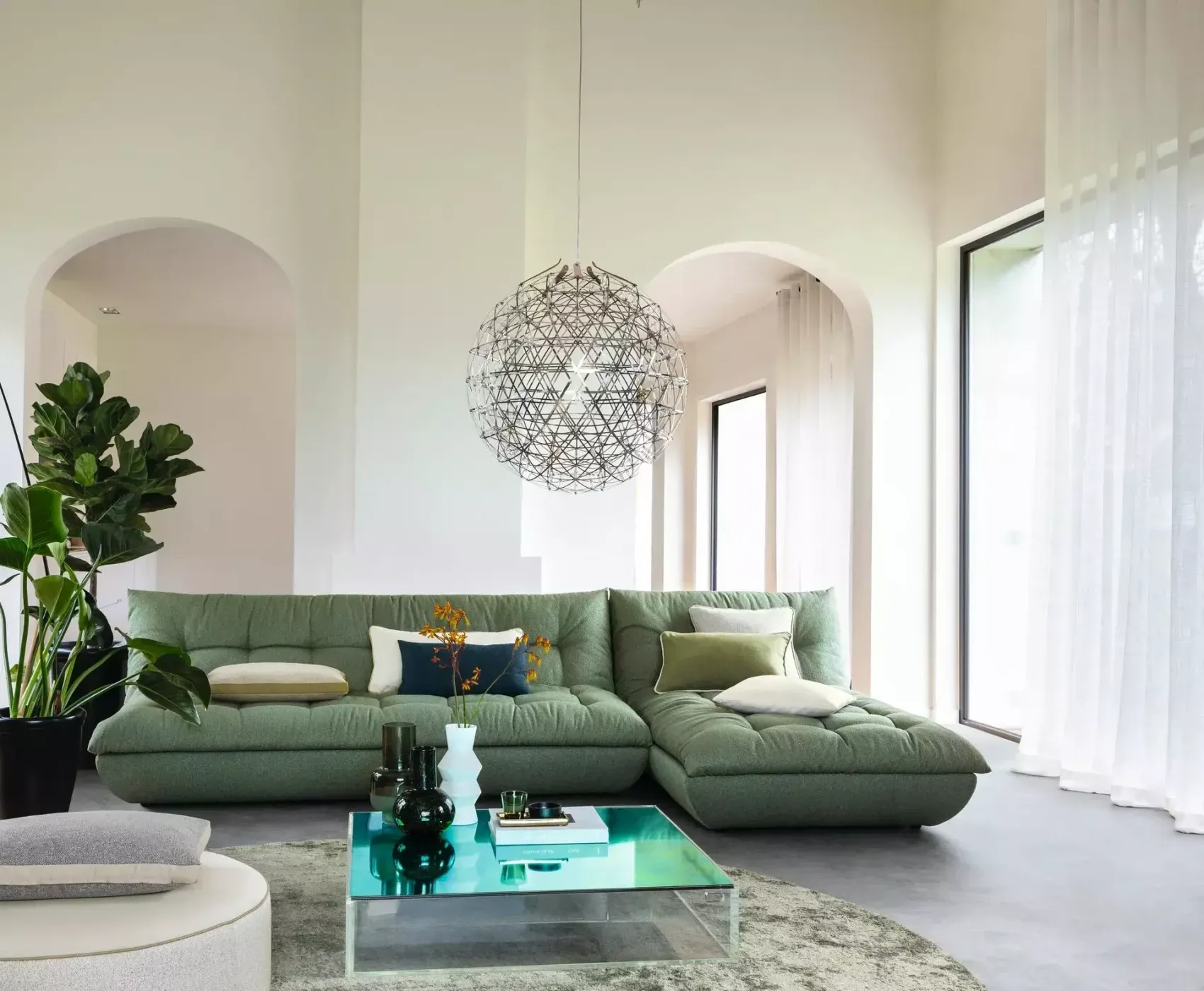 There Is A Large Window In The Bedroom With A View Of The City — Gaeta's Upholstery Blinds & Awnings in Grafton, NSW