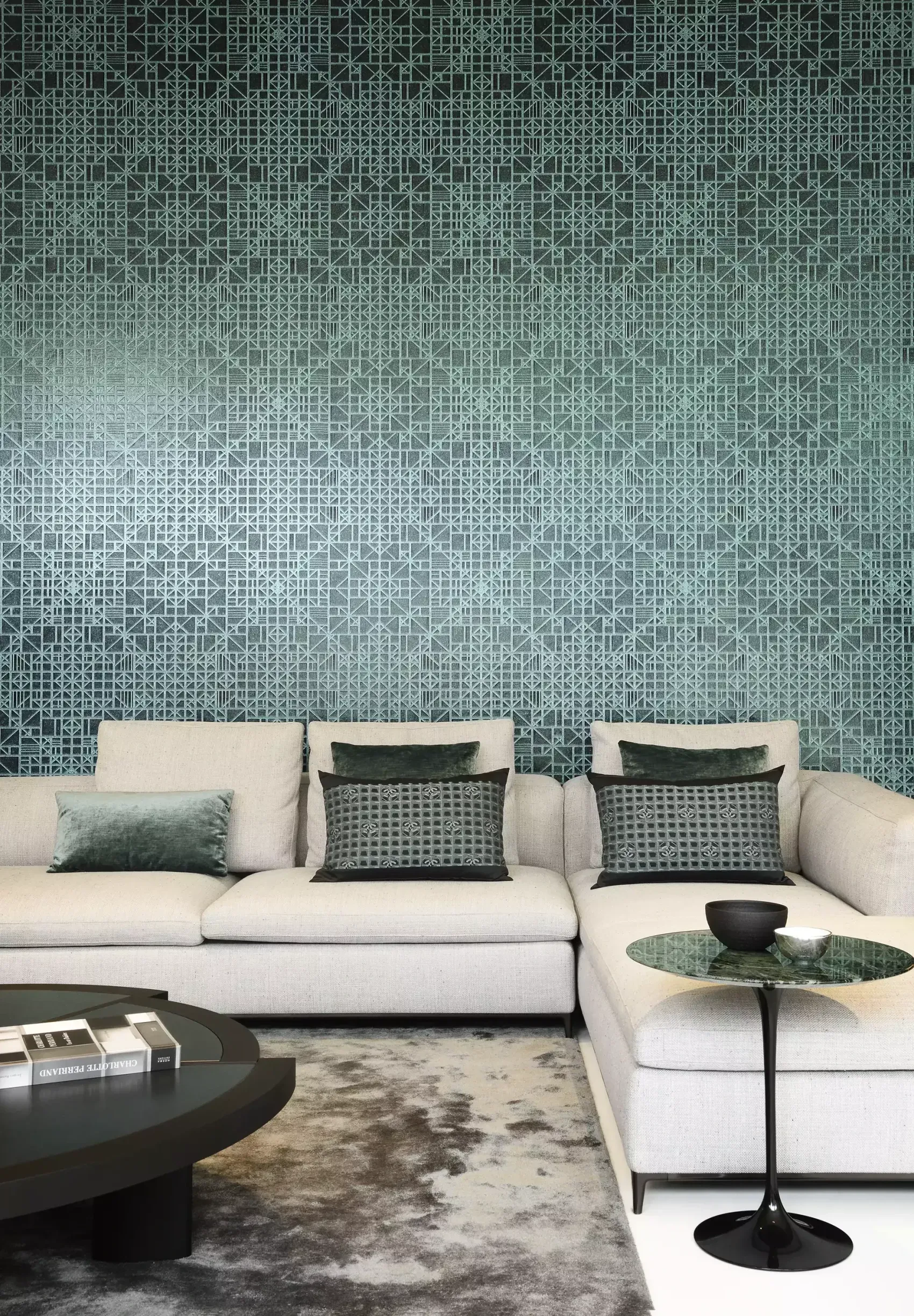 Beige Curtains Hanging On A Wooden Rod — Gaeta's Upholstery Blinds & Awnings in Maclean, NSW