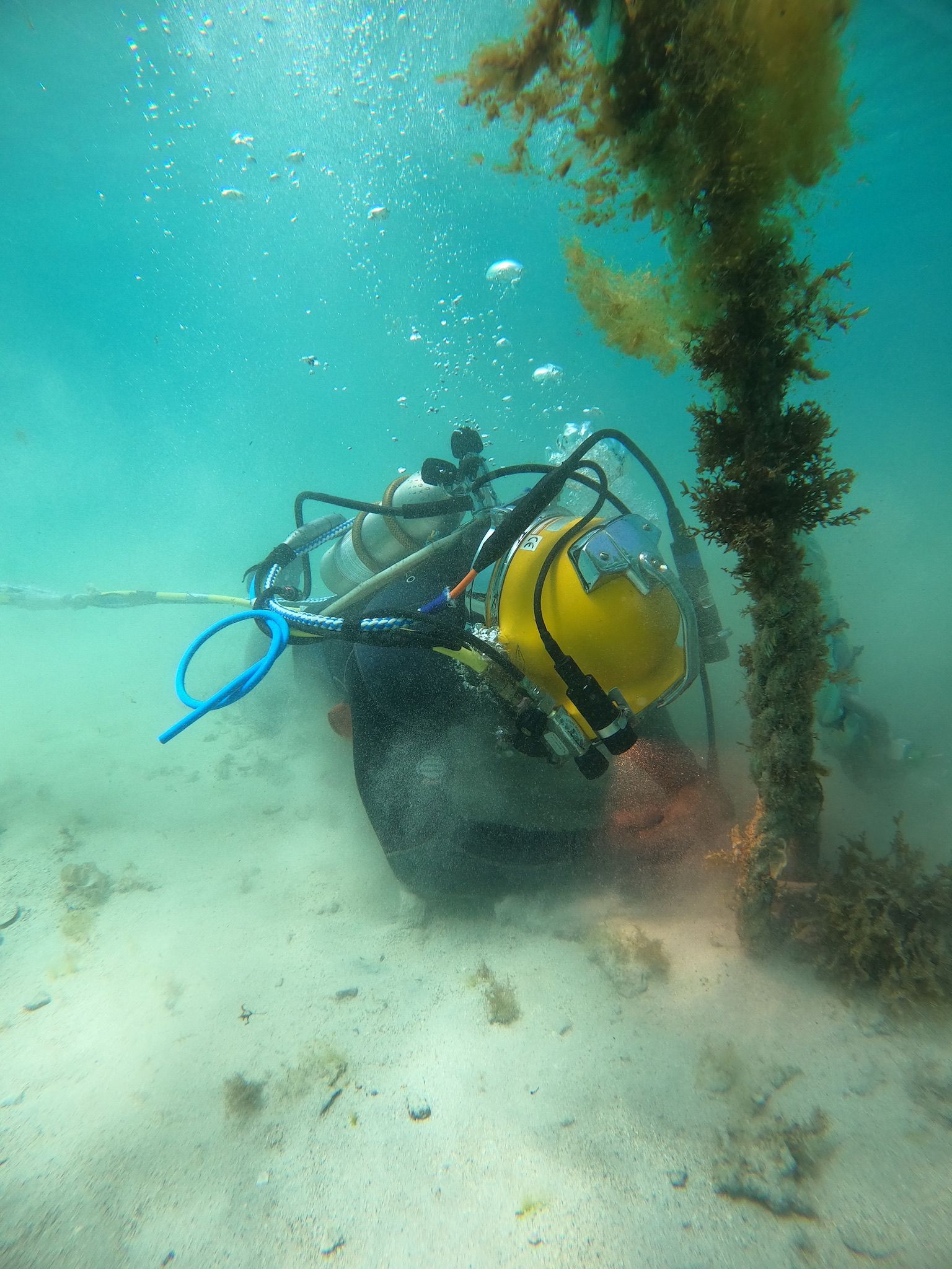 Diver doing inspections — Underwater Inspection Mid North Coast, NSW