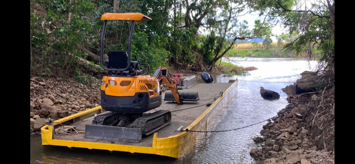 10m x 3m Ally Hiab Barge