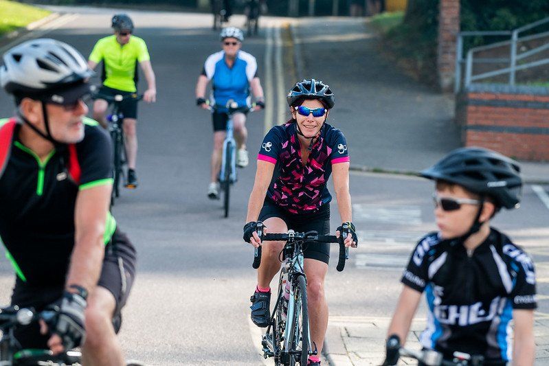 Cyclists taking part in Ride North Norfolk