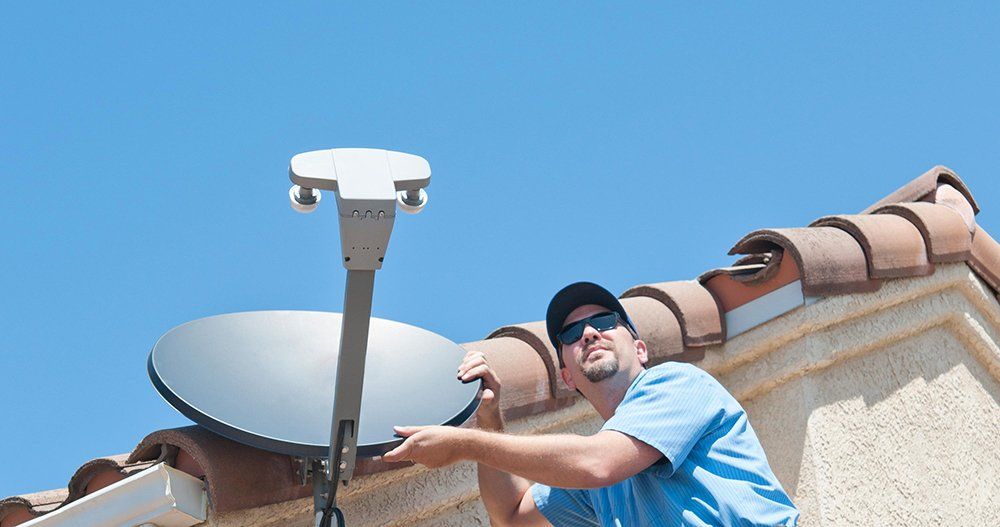 puntamento parabola satellitare