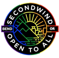 A logo for Second Wind Sports Bend
