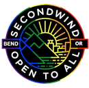 A logo for Second Wind Sports Bend

