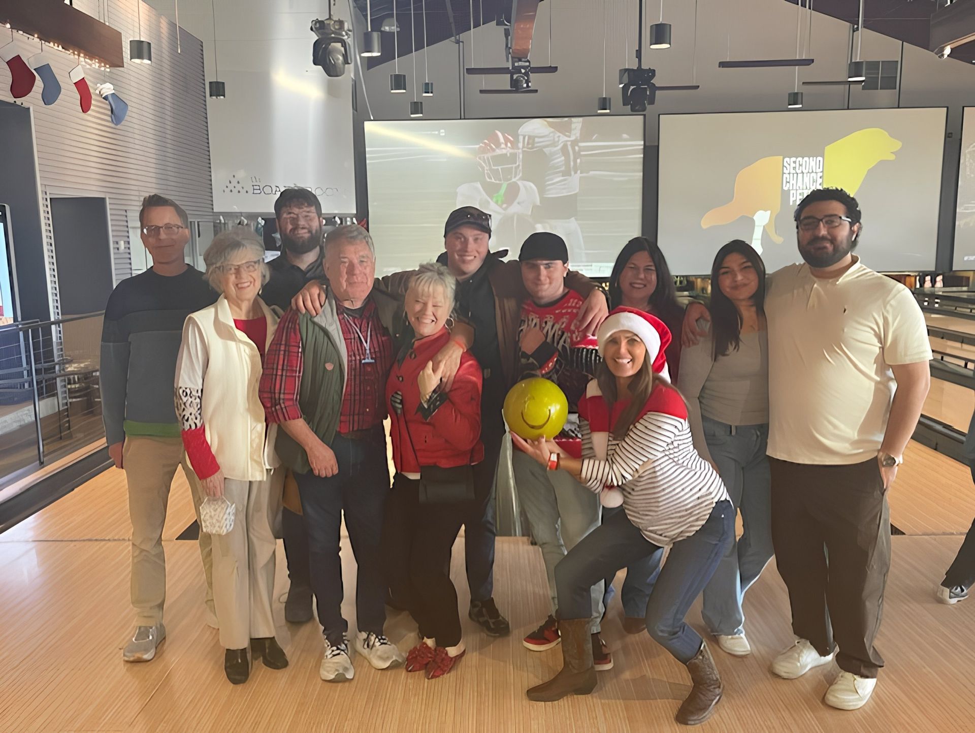 The Greenwood & M Team Xmas photo