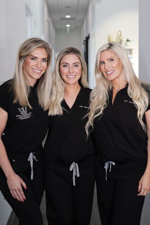 The Princess Injectors of Windermere Medical Spa in Orlando, FL, posing together to showcase their expertise in aesthetic treatments like Botox, lip fillers, and Sculptra.