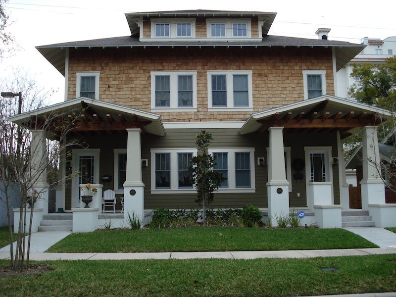 Photo of a three story duplex