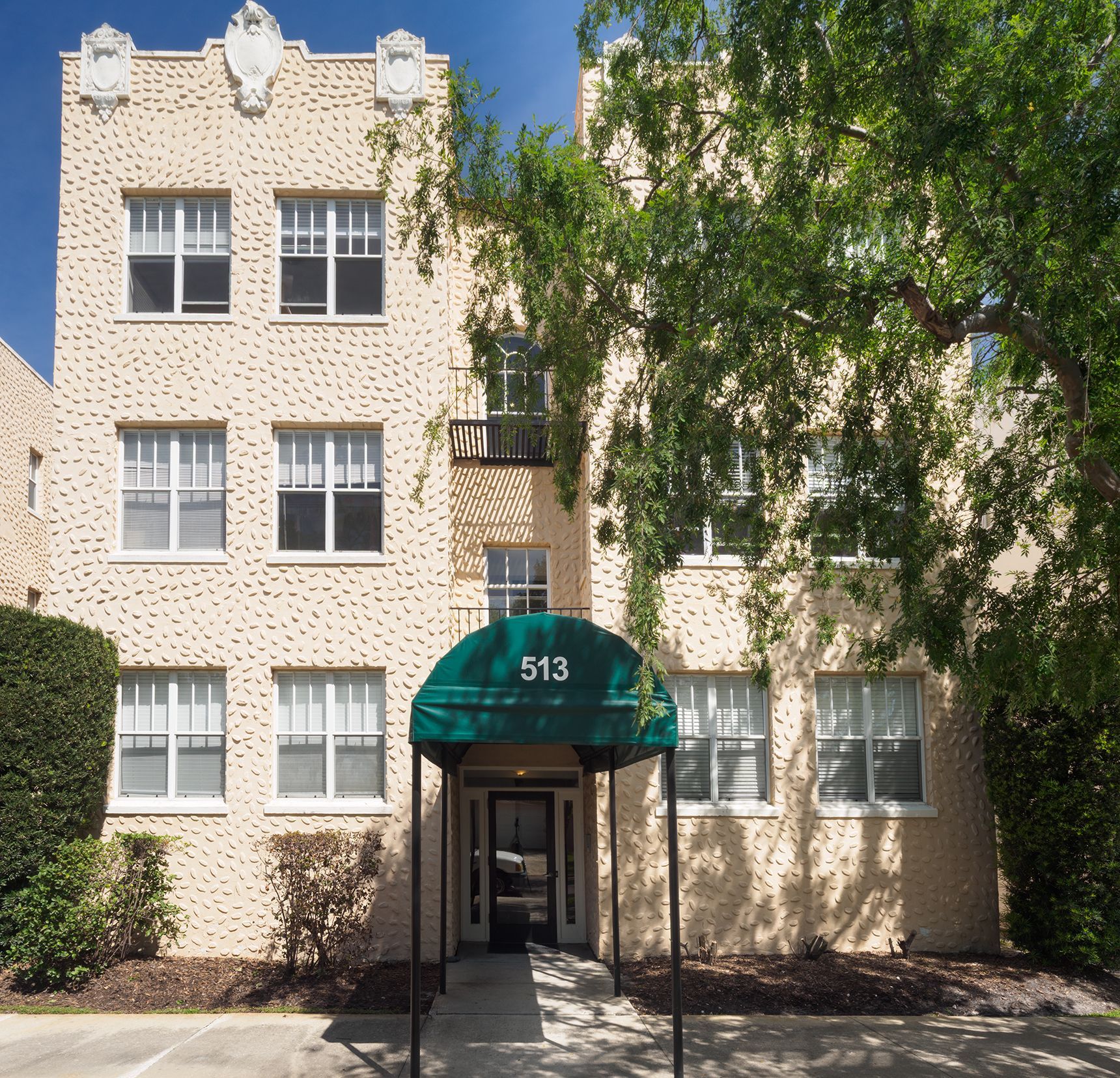 Photo of a three story building