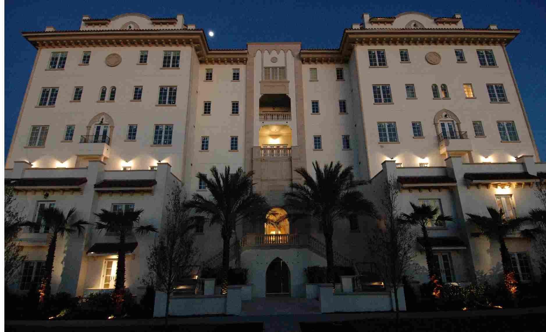 Photo of a large, hotel-style building