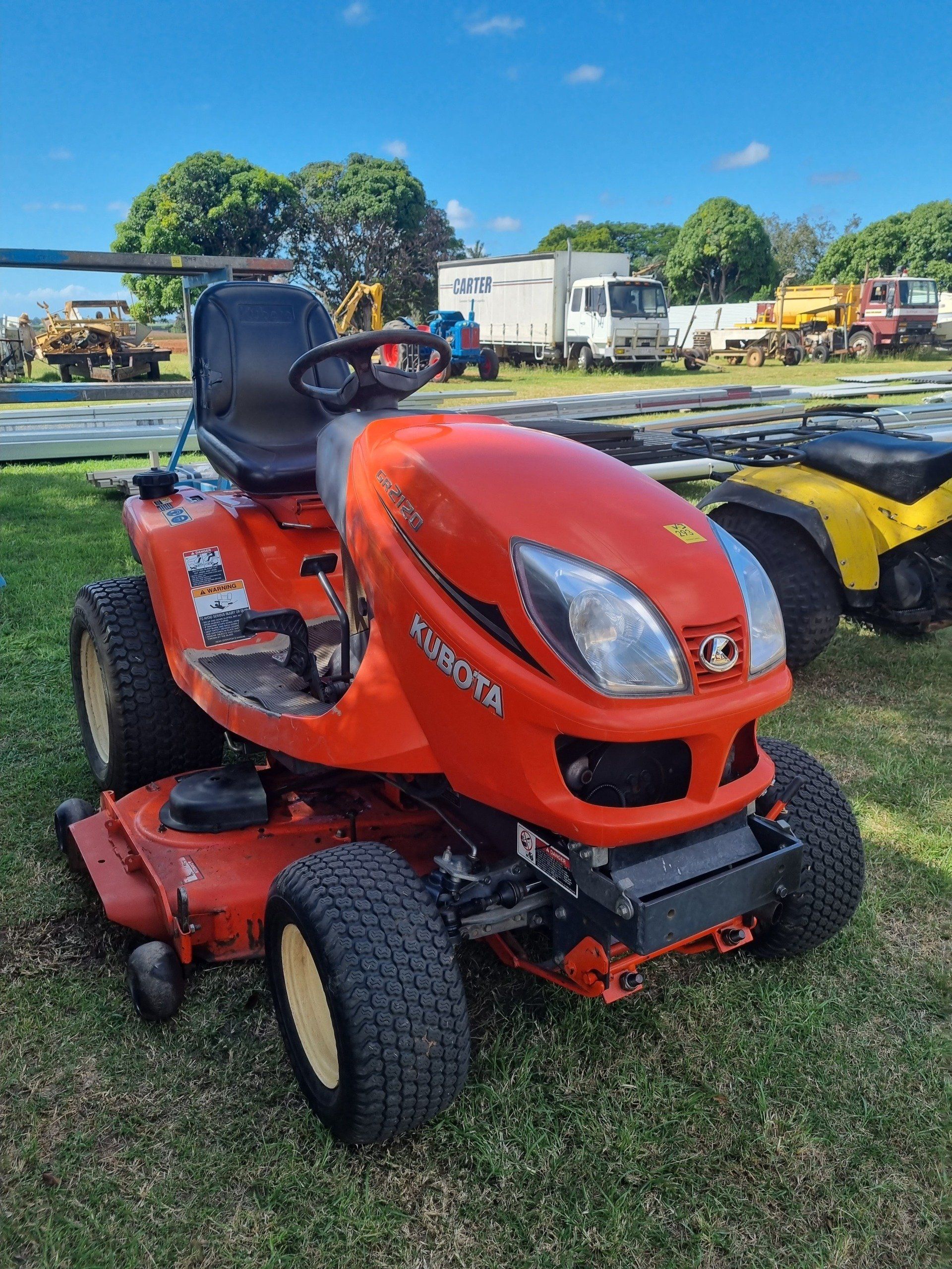 Red Quad Bike — Bundaberg Auction Centre in Gooburrum, QLD