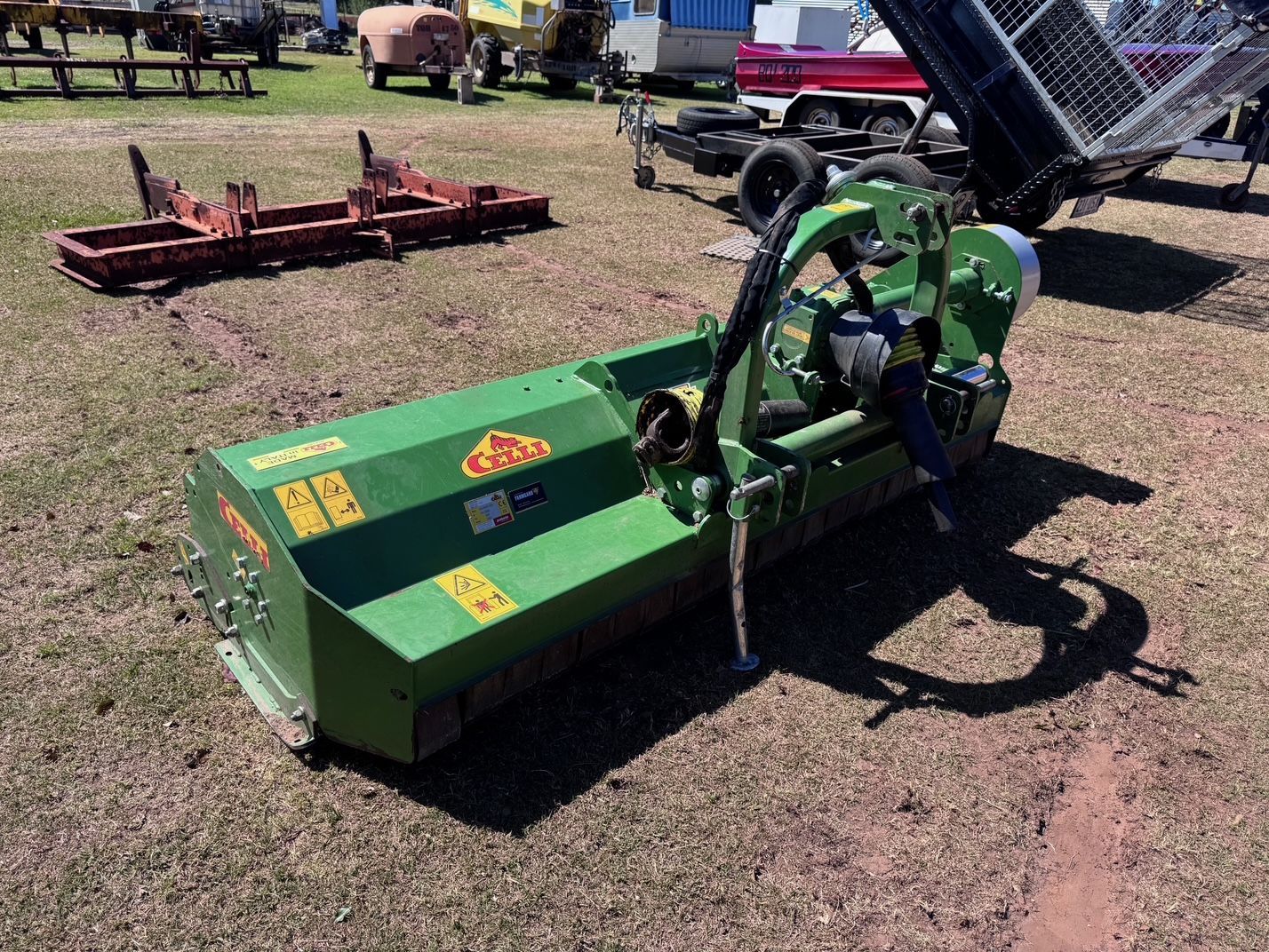Scrap Metal on A Wooden Pallet — Bundaberg Auction Centre in Gooburrum, QLD