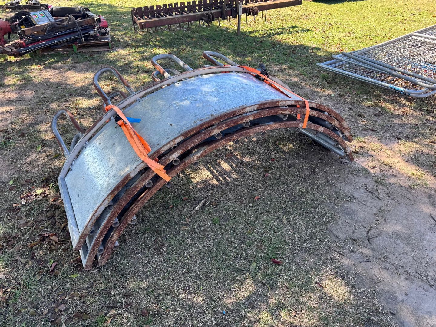 Curved Metal Panels — Bundaberg Auction Centre in Gooburrum, QLD
