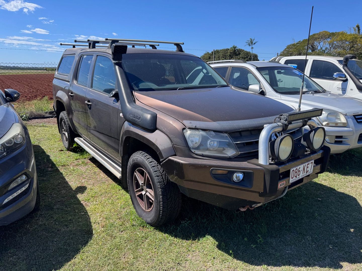 Brown 4x4 Truck with Snorkel — Bundaberg Auction Centre in Gooburrum, QLD