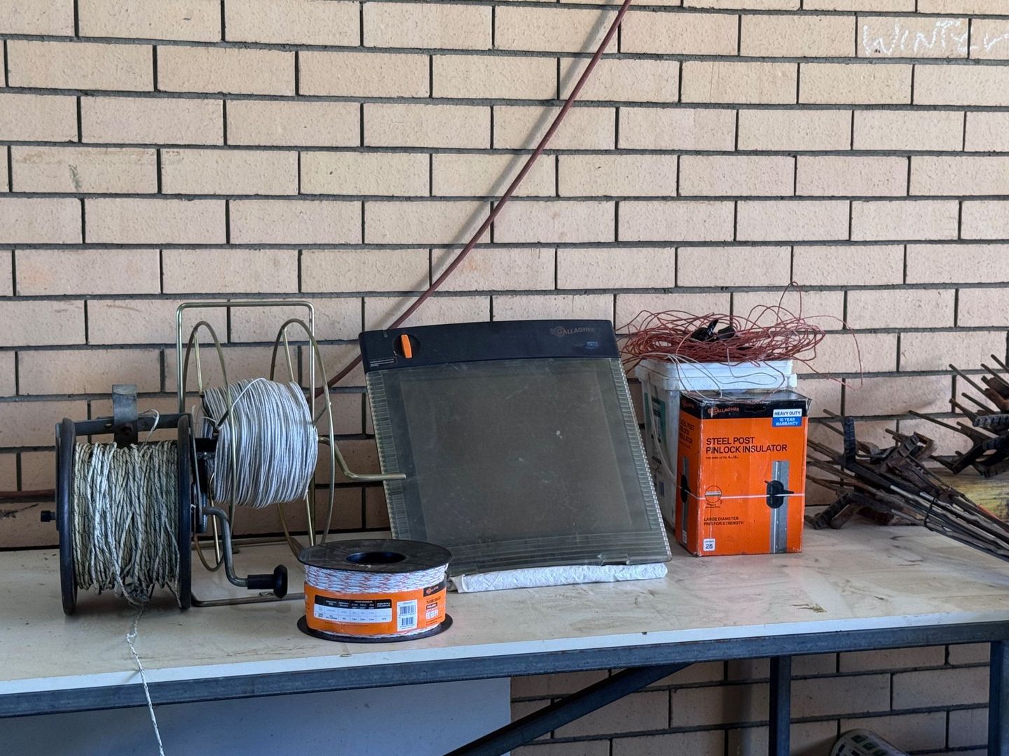 Various Wire Spools — Bundaberg Auction Centre in Gooburrum, QLD