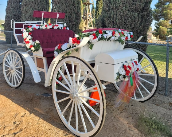 wedding horse and carriage at International Wedding Festival