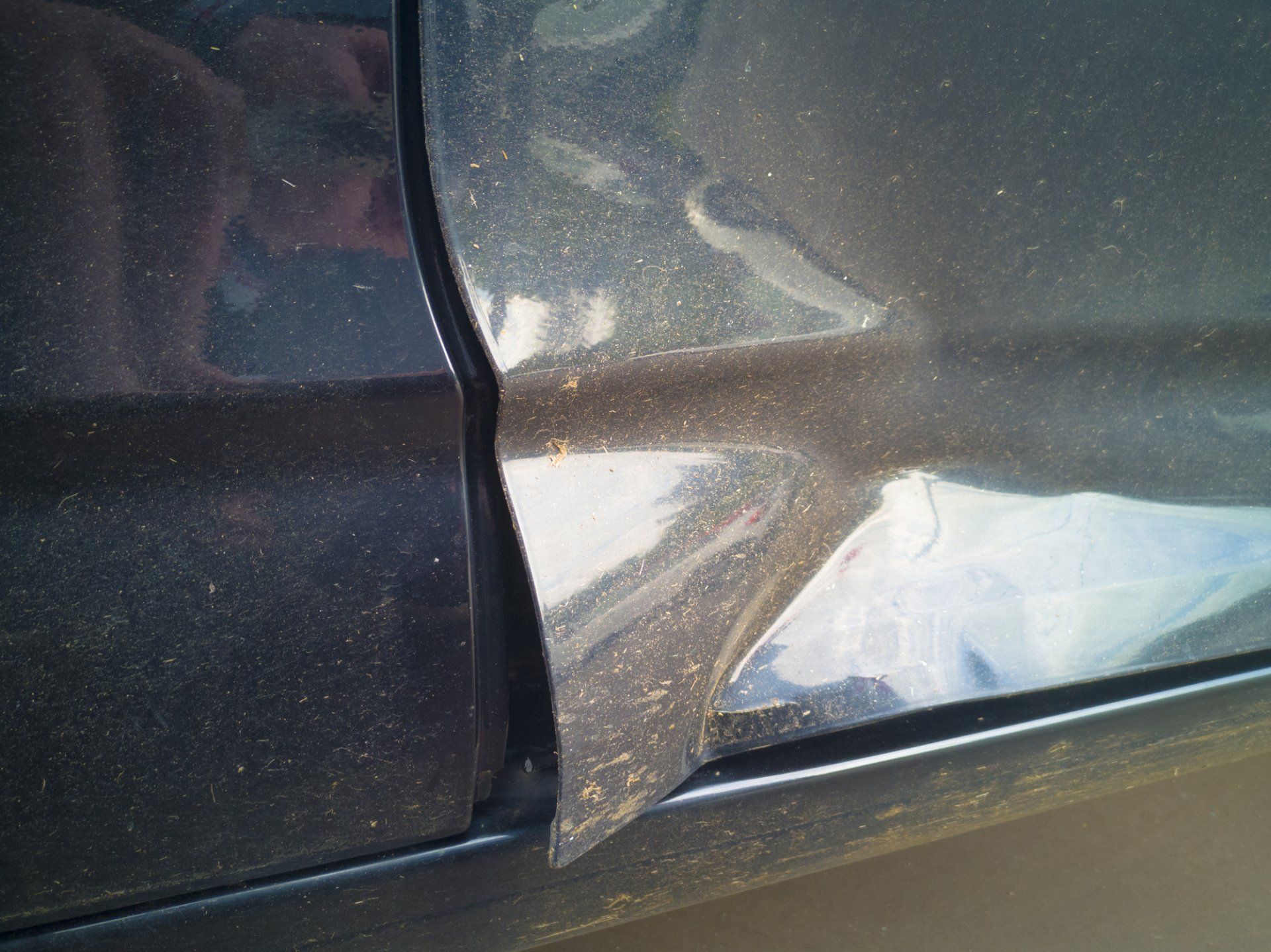 Crumpled Door After An Auto Accident - Sidney, NE - Pittam Body Shop Inc.