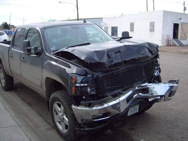 Picture Of Car With Broken Bumper - Sidney, NE - Pittam Body Shop Inc.
