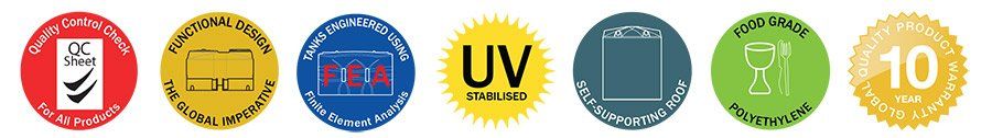 Quality Controlled UV Stabilised Water Tanks