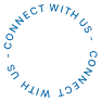 Blue text in a circle reads, 