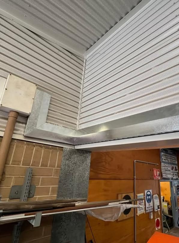 Corner of a Workshop With Metal Siding and Trim — DMP Electrical Contractors In Mandalong, NSW
