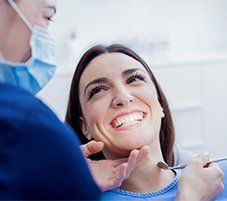 Dental Practice — Woman at the Dentist  in Lansdale, PA