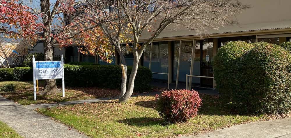 The Front Of A Building With A Sign In Front Of It — Dr Patrick Meaney In Moss Vale, NSW