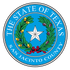 The seal of the state of texas san jacinto county