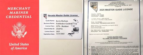 Licensed USCG Captain & Las Vegas Nevada Master Fishing Guide